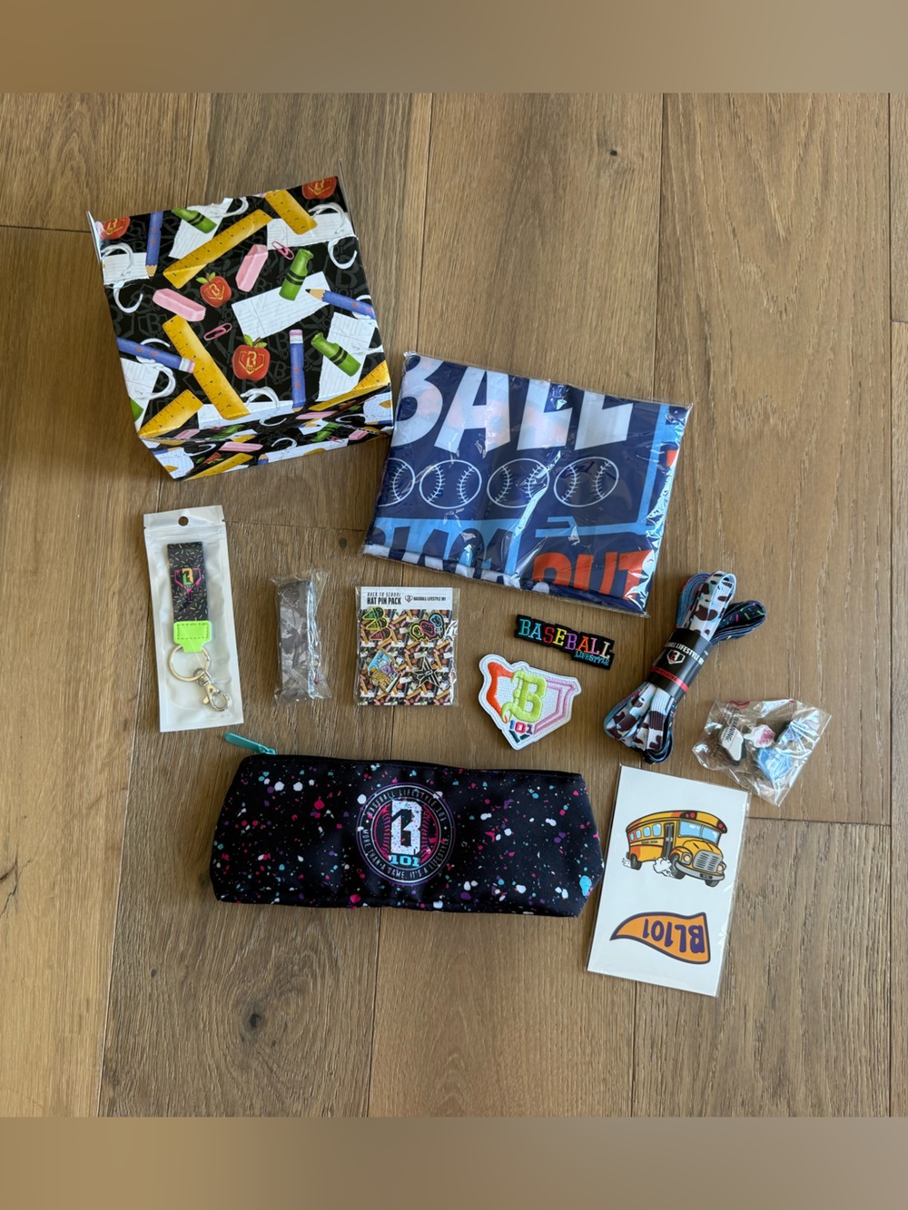 Baseball Lifestyle 101 Back to School Gift Box - NEW IN BOX